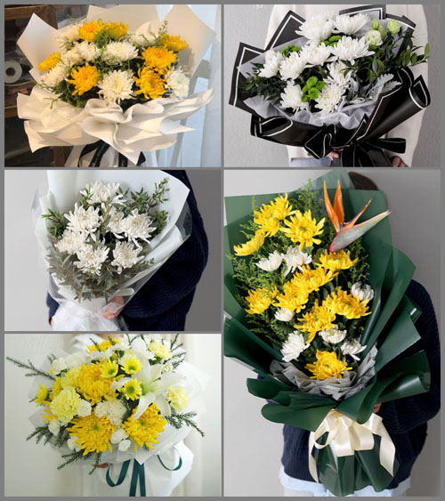 广东梅州市五华县周江镇良宁村白事花束代送